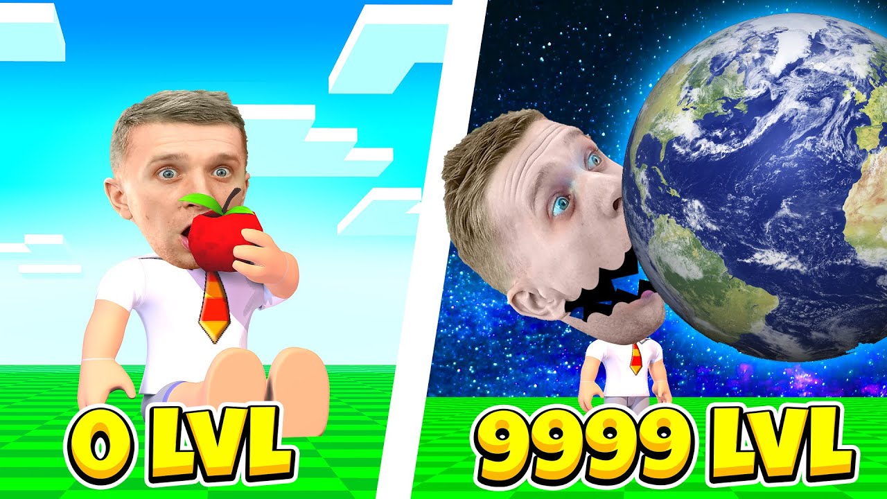 Из Маленького в ГИГАНТСКОГО РОБЛОКСЕРА! Мини vs Maxi Симулятор Roblox!
