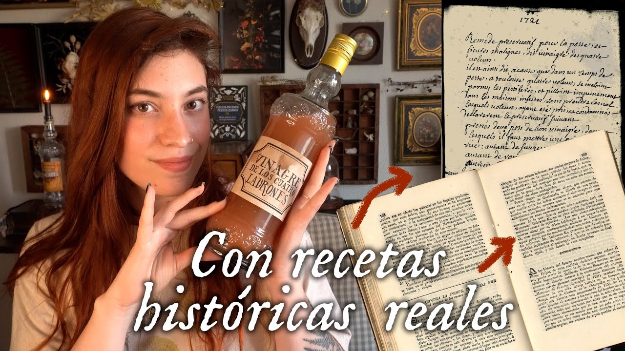 El VERDADERO VINAGRE DE LOS 4 LADRONES según RECETAS HISTÓRICAS