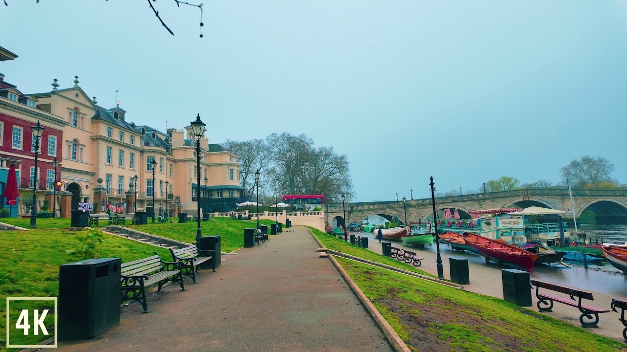 London Morning Walk | Richmond to Twickenham 4K