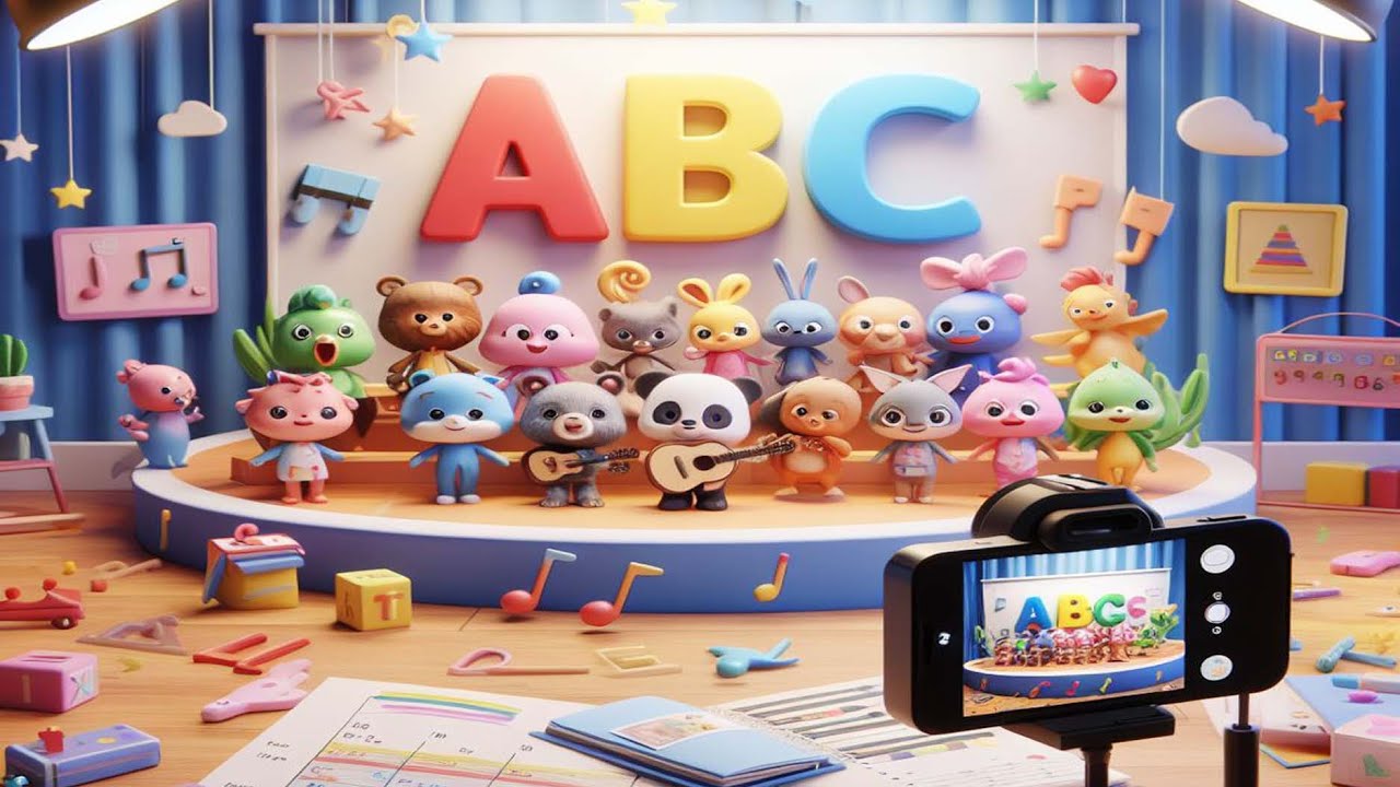 ABC song -Alphabet song -A-Z song now i know my ABC #kidkidtv