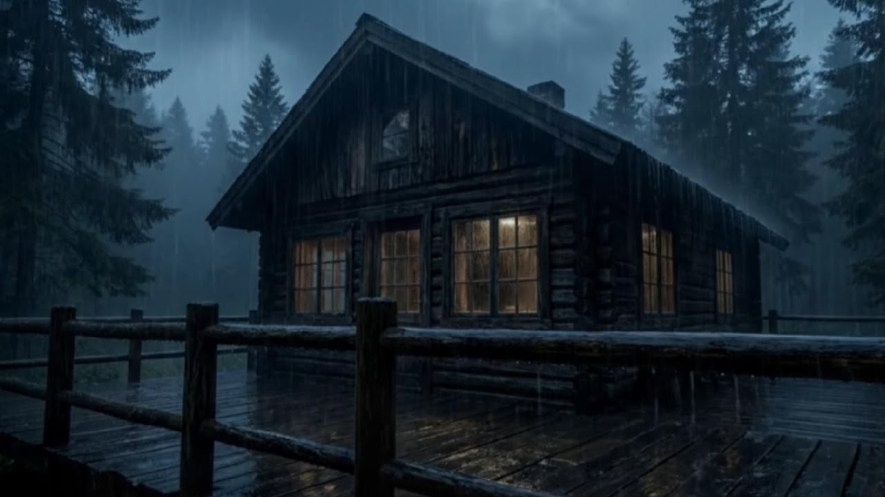 Nighttime Rain Sounds for Deep Rest  Forest Atmosphere, Focus, Meditation