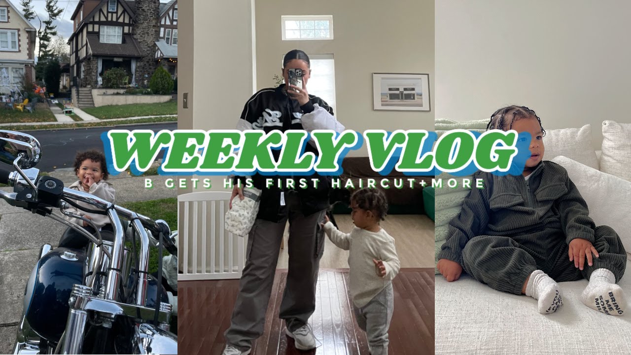BABY'S FIRST HAIRCUT!!!! : birthdays, block party + more
