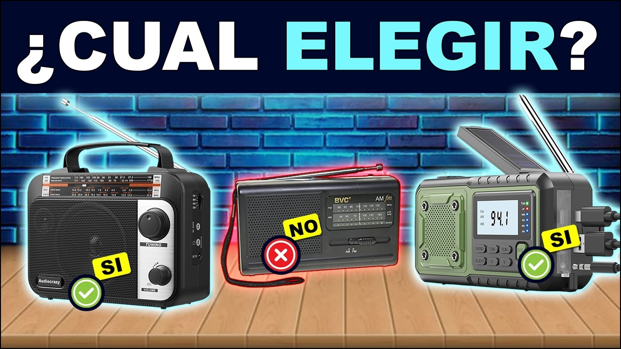 📻 ¿Cuál comprar? Las MEJORES Radios de Emergencias Portátiles en AMAZON 2026 ✅[Calidad Precio]