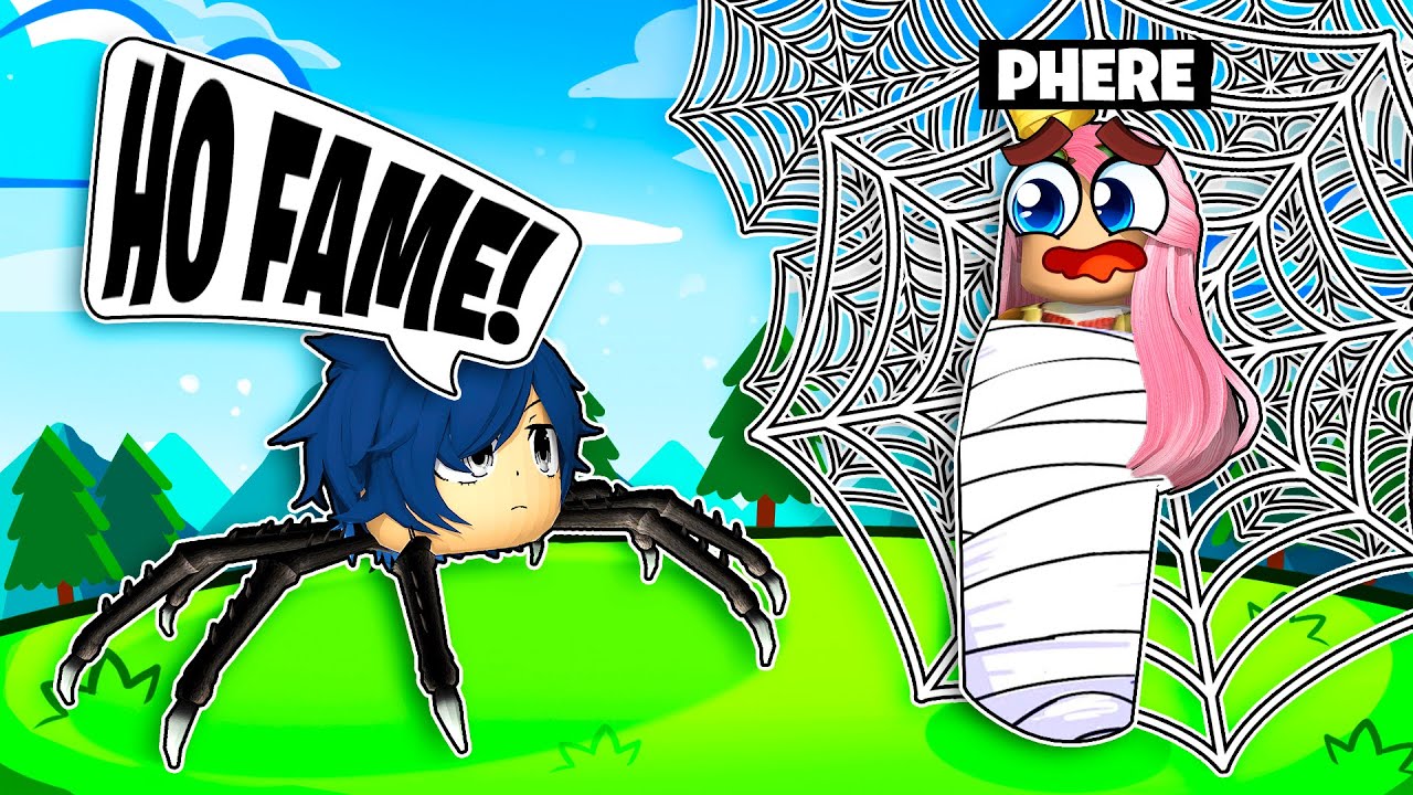 MI TRASFORMO IN UN RAGNO E MANGIO PHERE! - ROBLOX