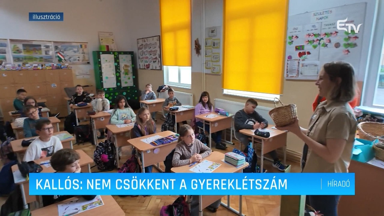 Kallós: Nem csökkent a gyereklétszám – Erdély TV