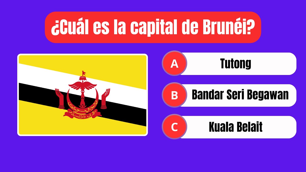 Adivina las capitales del mundo nivel difícil