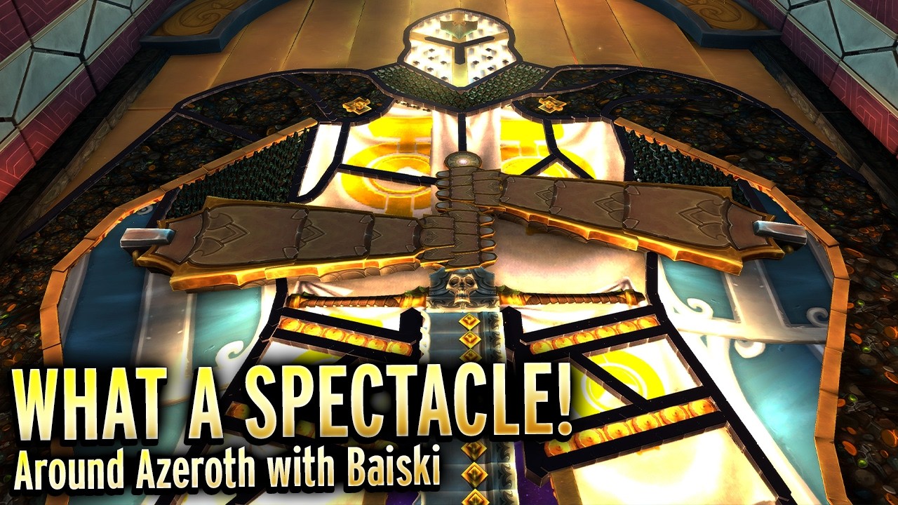 The CRAZIEST Paladin Build I've Seen! Around Azeroth with Baiski WoW Housing Tour