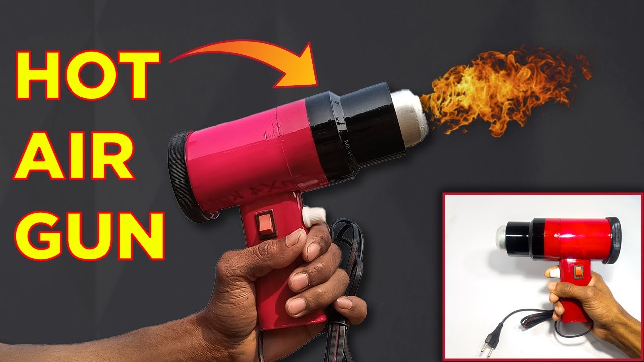 How To Make Hot Air Gun at Home From PVC Pipe | Powerful Hot Air Gun