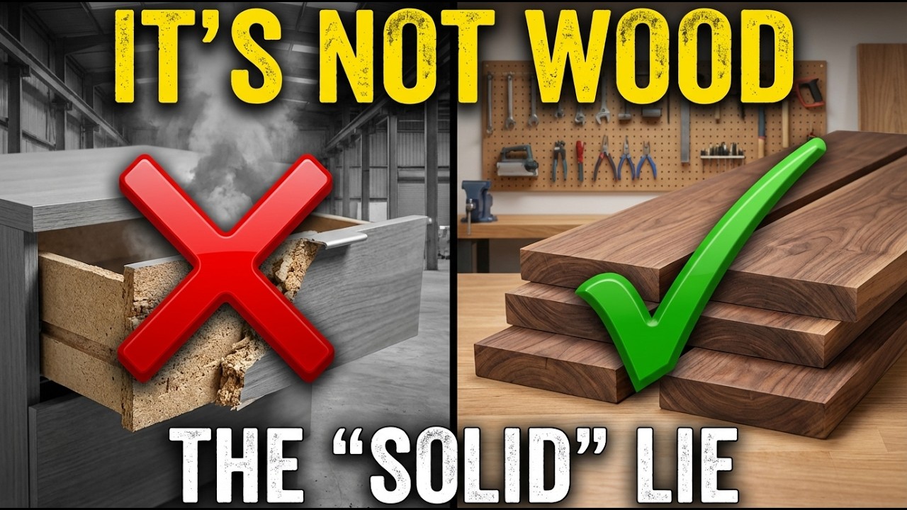 Why 90% of New Furniture Is Garbage (The 'Solid Wood' Lie)