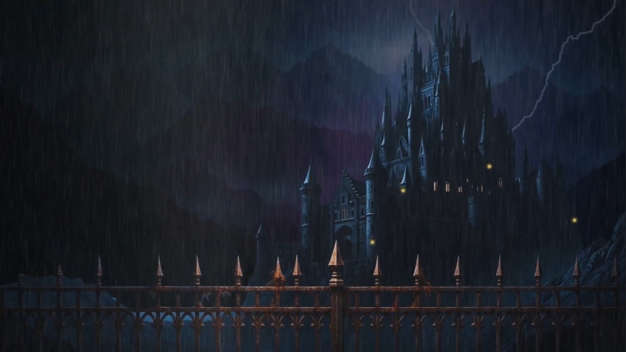 Lose Yourself in Rainy Night 🌧️⚡️⚡️ Powerful Thunder and Rain for Sleep Instantly & Escape Stres