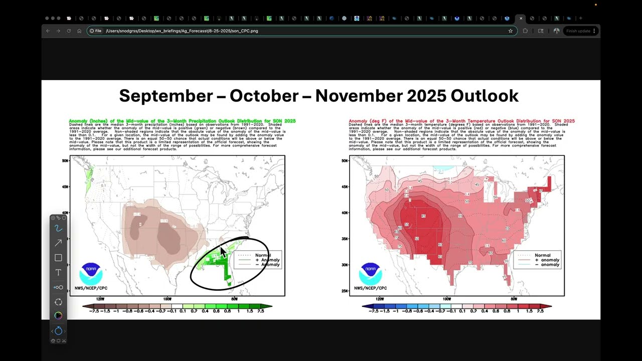 AgSouth Farm Credit Monthly Weather Update: August 28, 2025
