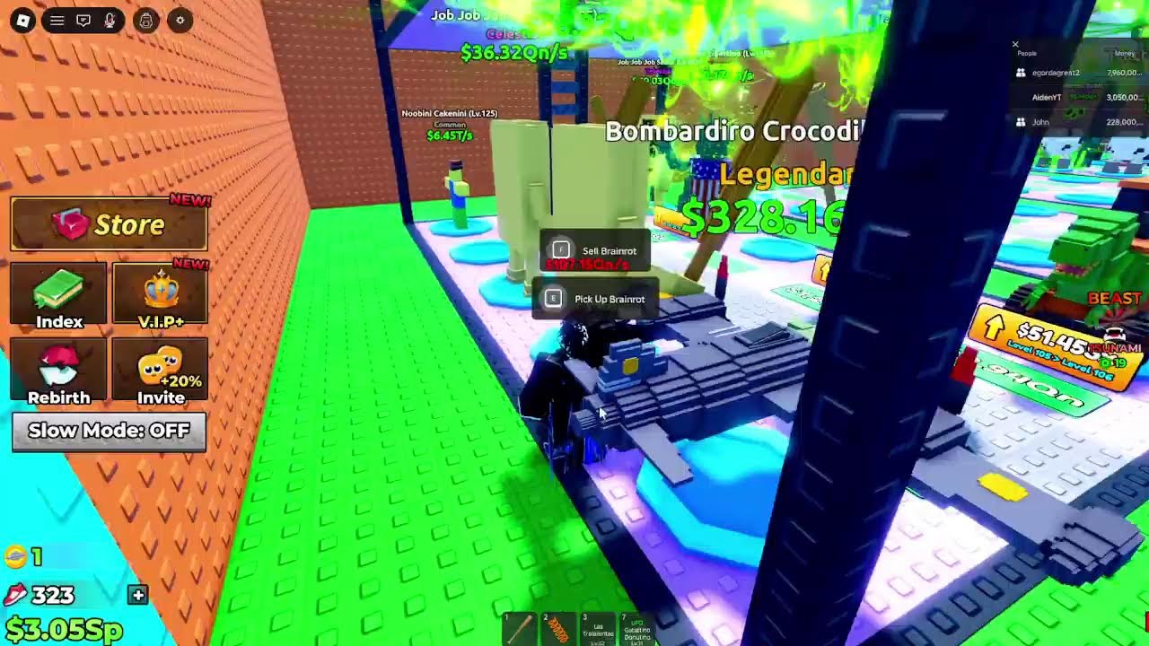 Escape Tsunami For Brainrots!Live