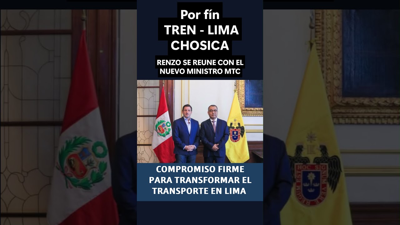 POR F&Iacute;N TREN LIMA   CHOSICA