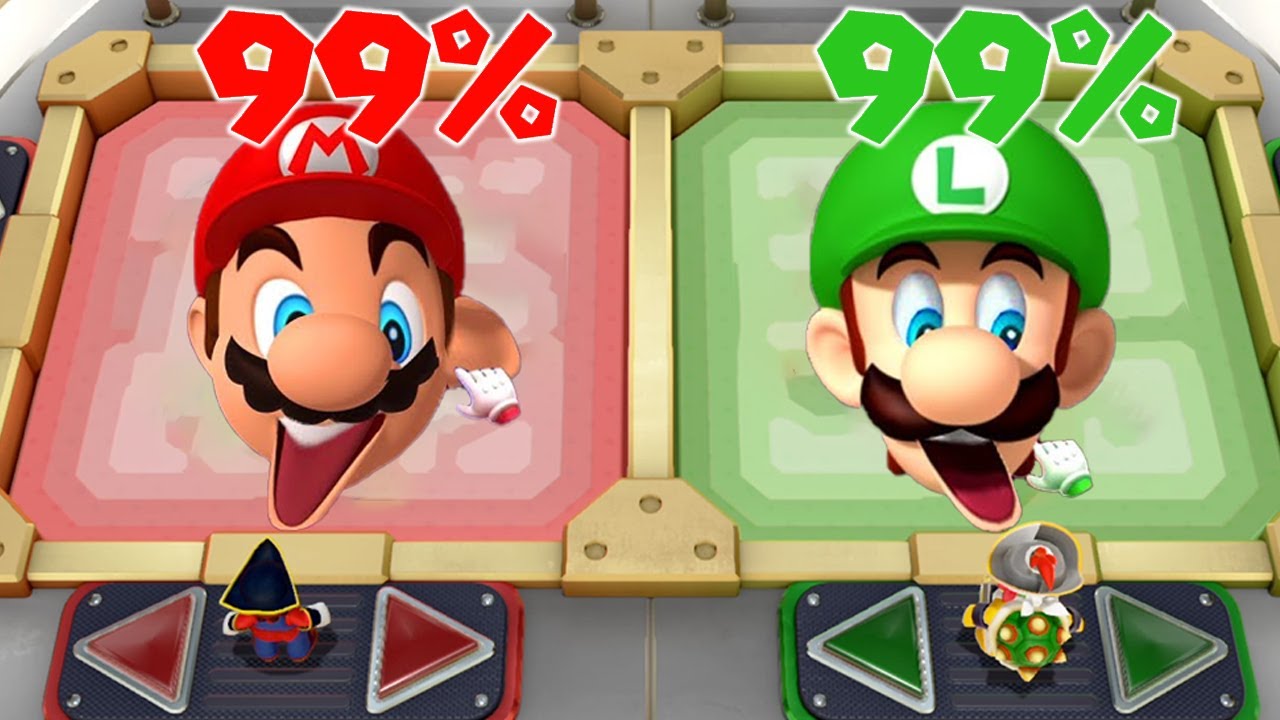 【スーパーマリオパーティ】ミニゲームマリオVsヨッシーVsルイージVsクッパJr.(CPU最強 たつじん)