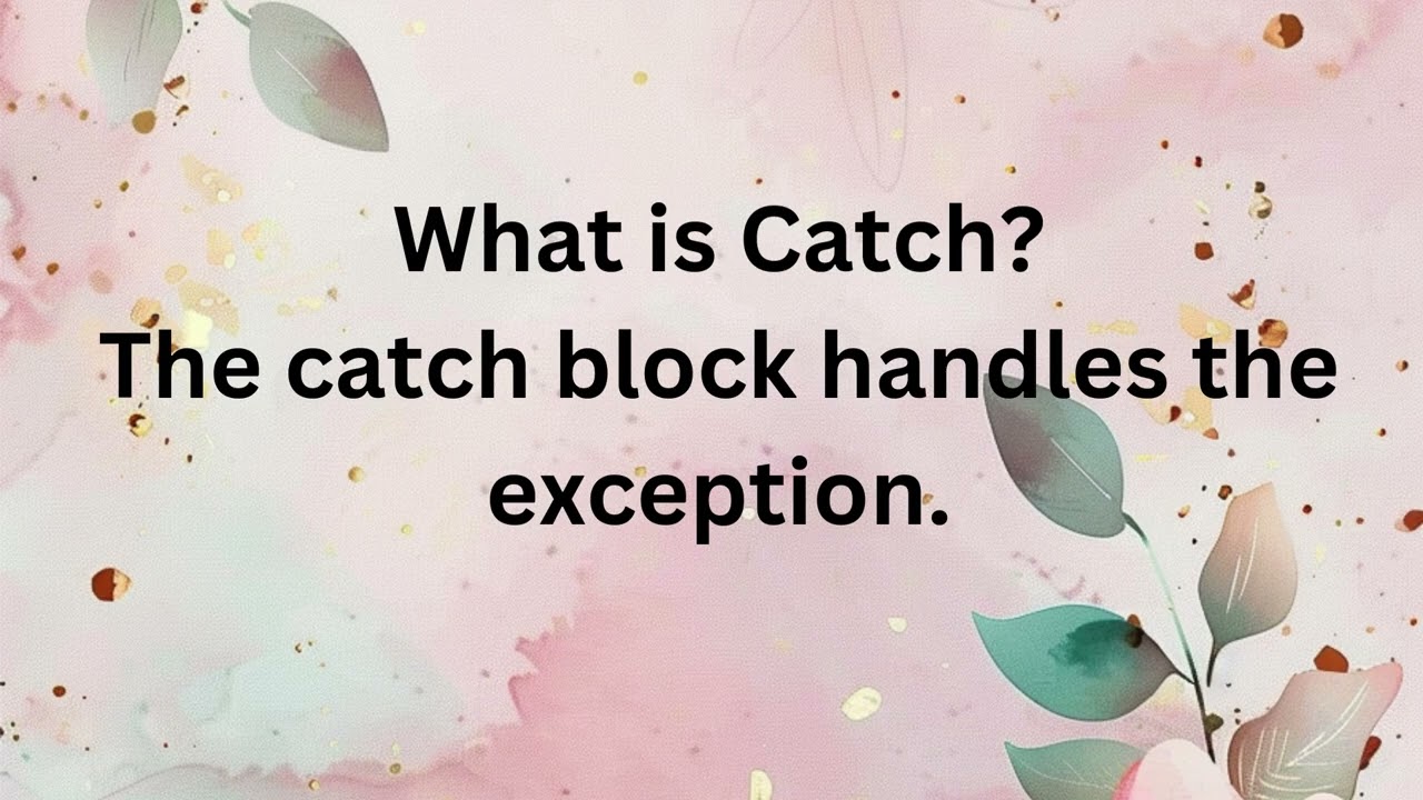 Java Exception Handling Explained Simply | Try Catch Finally Throw 