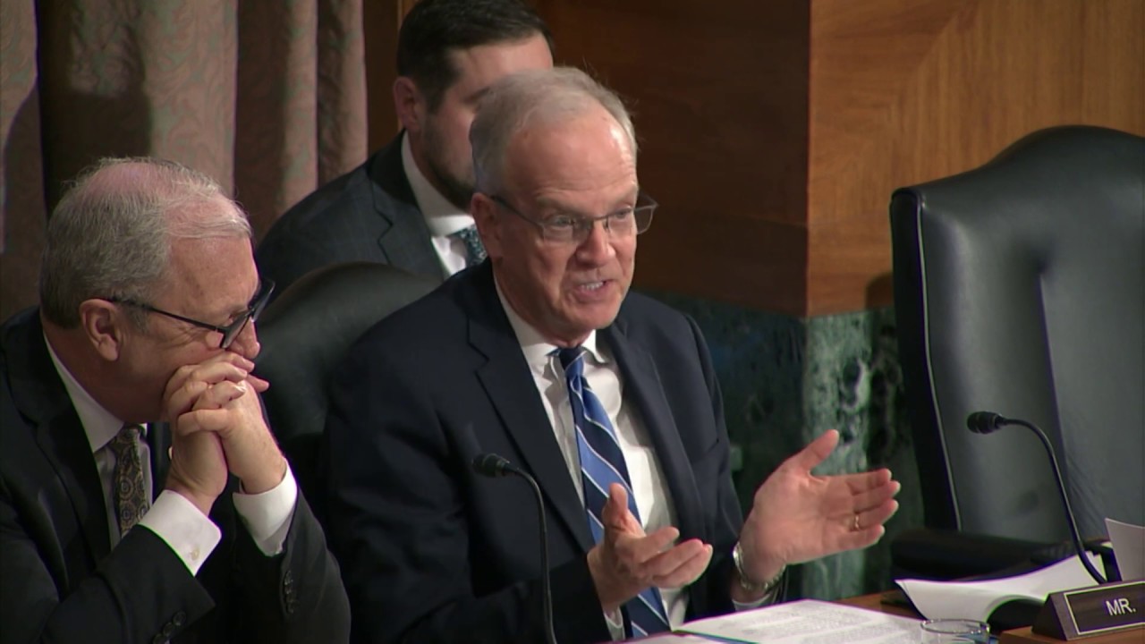 Sen. Moran Questions SEC Chairman Jay Clayton