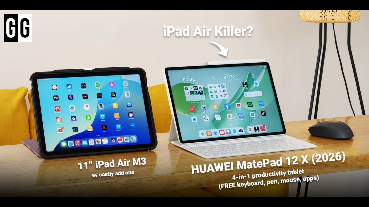 HUAWEI MatePad 12 X (2026) явно превосходит iPad Air! Вот почему: (на таглише)