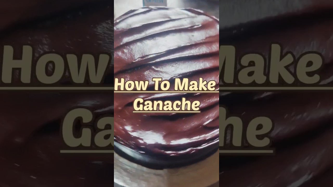 How To Make Chocolate Ganache | Dark Chocolate Truffle Recipe #recipeshorts  #bakingshorts