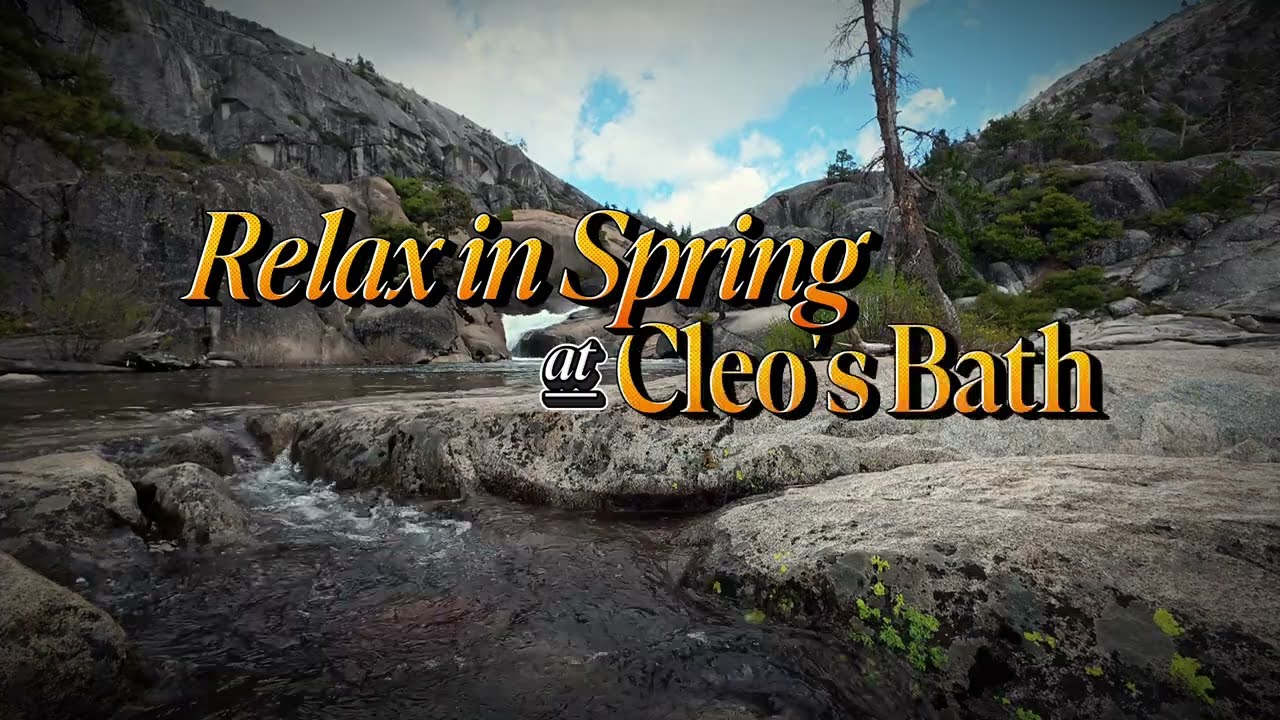 Cleo&rsquo;s Bath, Peaceful Waterfall Escape 🌤️ | Moving Clouds, Sunlight & Nature Sounds in 4K