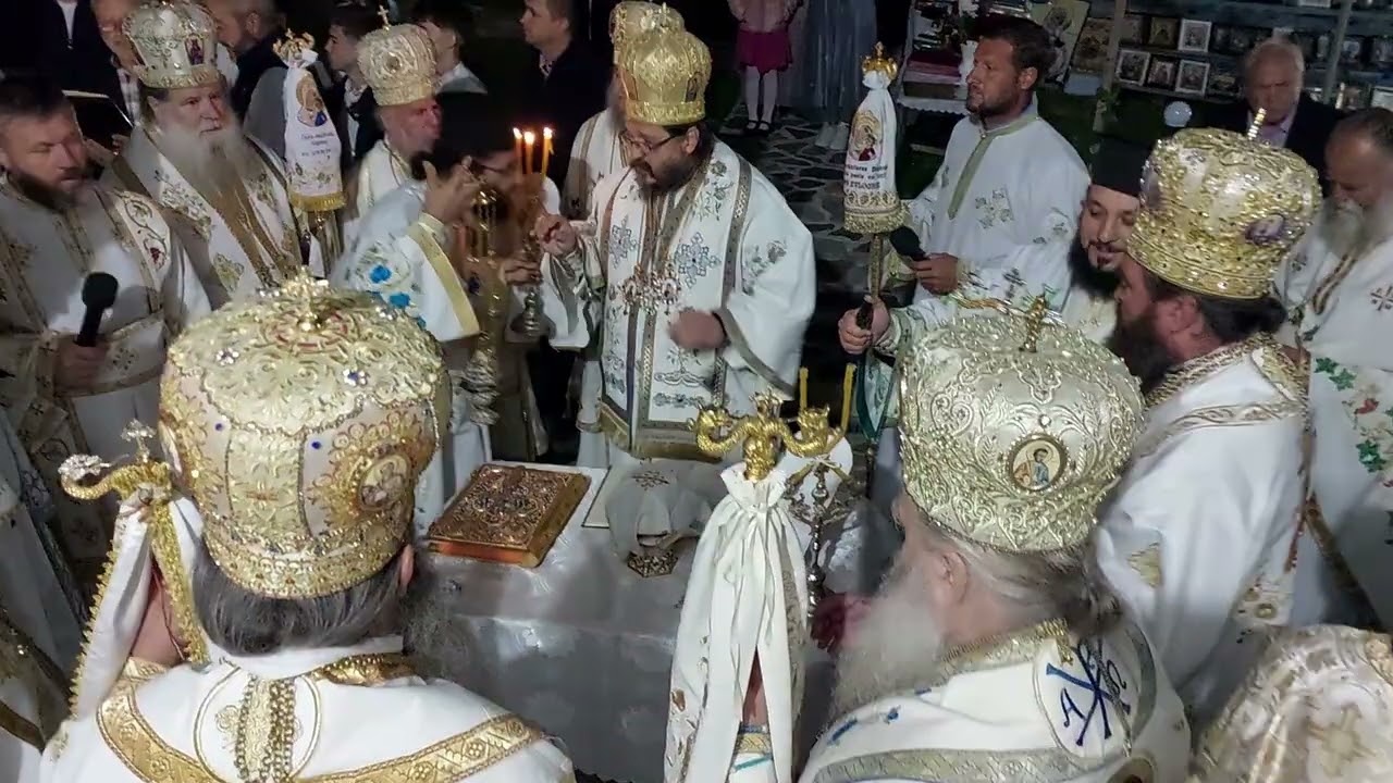 Slujba de Sfințirea mănastirea Sf.Mare Mucenic Mina Crăcăoani Nt.2025  ,pr. Arh.Stareț Irineu 
