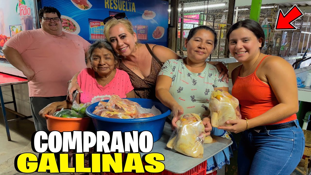 Fuimos Al Mercado De Sonsonate A Comprar Gallinas Para La Sopa Con @rosalba5033 Y @Callejas503sv