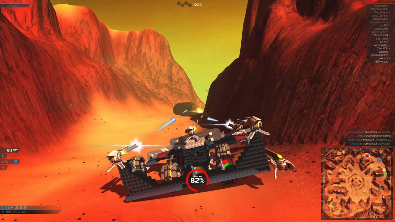 Mega Bot Boss Battle Gameplay (12 Kills - Loss) - Robocraft