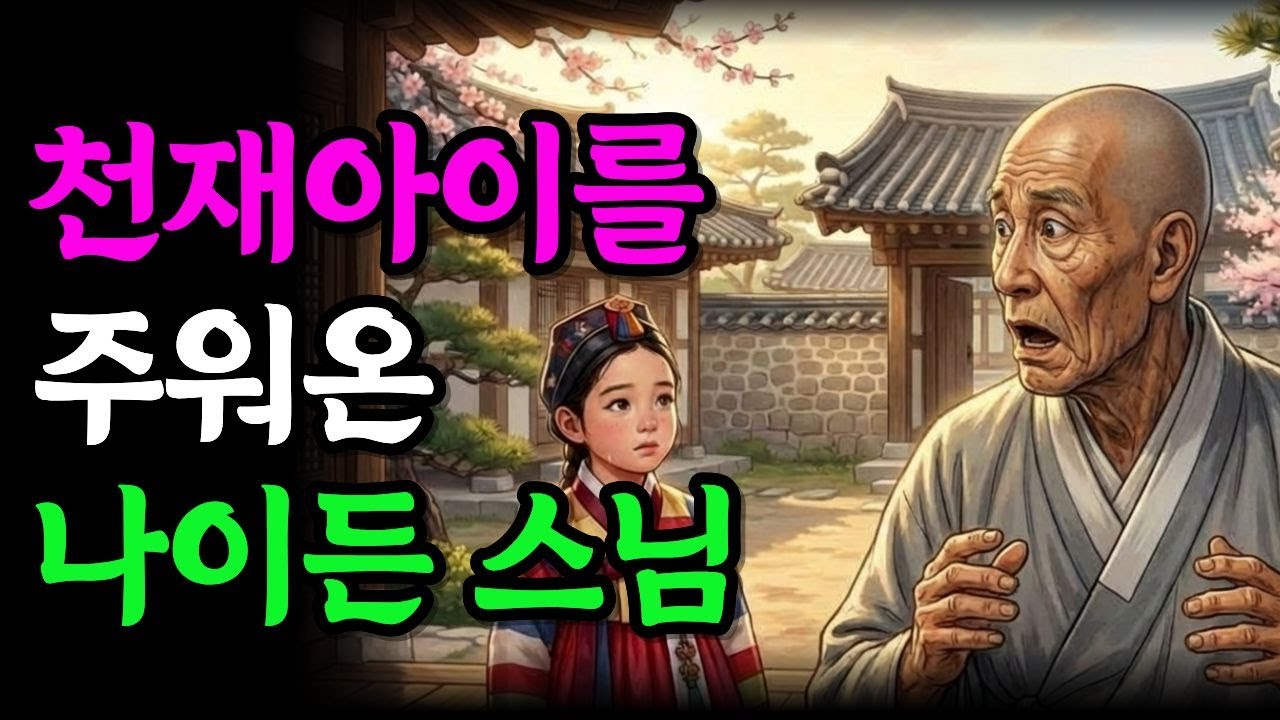 산속 절벽에 버려진 아이를 데려온 나이든 스님, 그 아이의 능력은? | 옛날이야기 오디오북 수면동화 전설 민담 야담