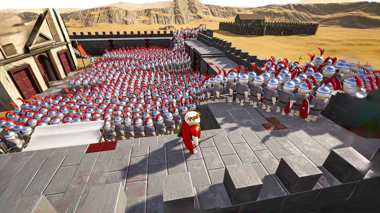 1000 DEFENDERS of Massive FORT - Shieldwall