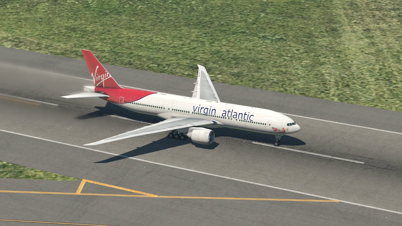 Massive Boeing 777 Aircraft Performs Powerful Takeoff | X-Plane 13