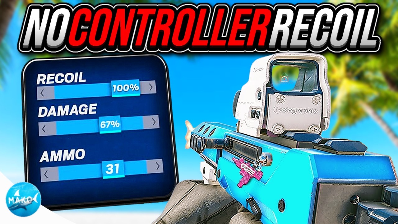 🦈#1 *BEST* CONTROLLER CHAMPION + BEST SETTINGS & SENSITIVITY FOR ZERO RECOIL 🦈- Rainbow Six Siege X