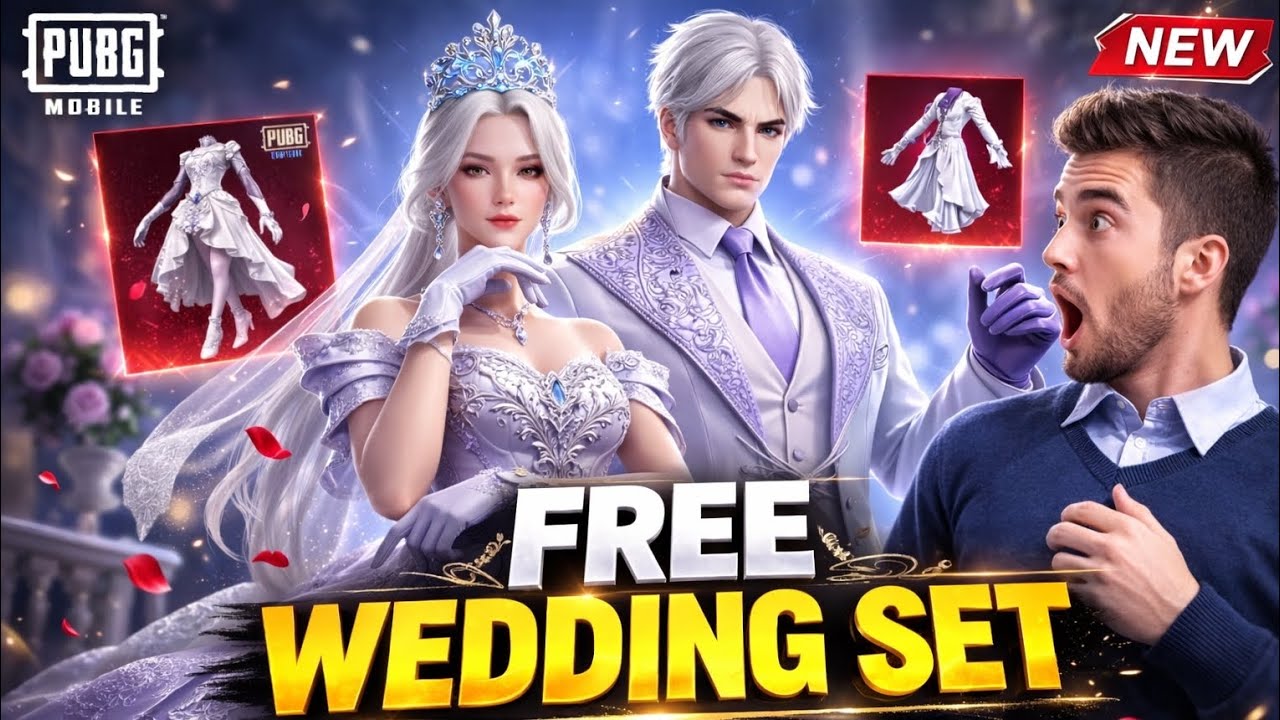 🔥 GET FREE WEDDING SET | New Lucky Spin Mythic Wedding Outfits Are Here in PUBG MOBILE! 🤤