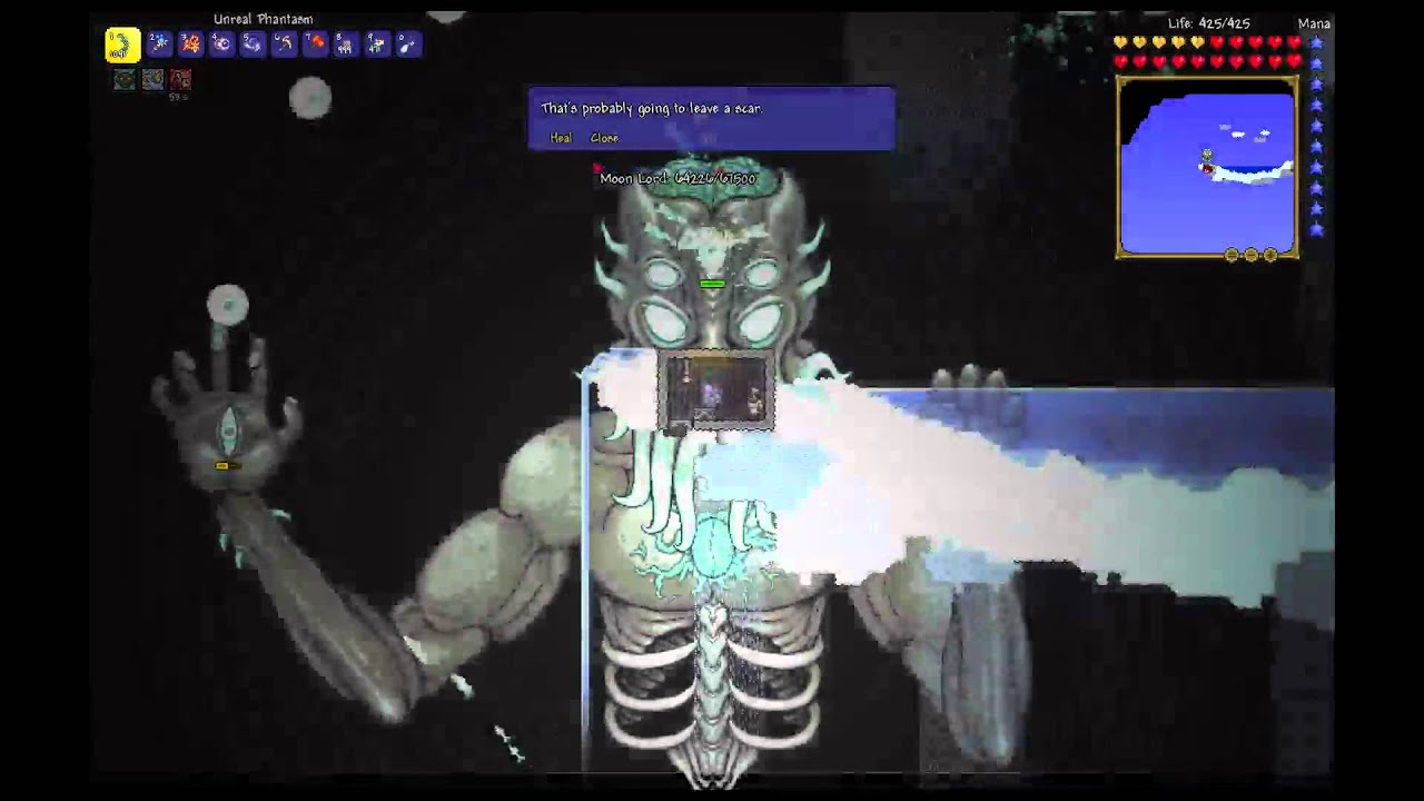 Glass Cannon VS expert mode Moon Lord