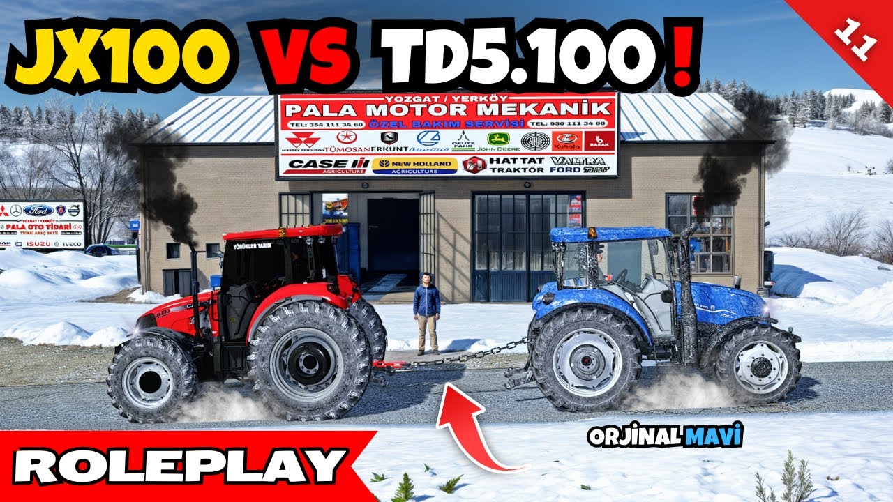 CASE JX 100 VS NEWHOLLAND TD5.100  | FS 22 GERÇEK HAYAT | MEDRP YOZGAT | S6 B11