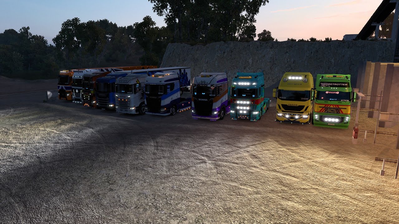 Ruta de Murcia a A Coruña con TopFunnyMoments, CifuGamer y JuanRey91 | 🚛 Euro Truck Simulator 2 🟥🟨🟥