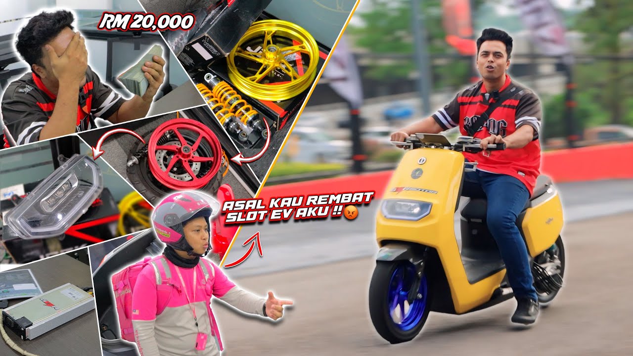 AKU Beli EV BIKE GPS 230+ ‼ | EMY tak PUAS Hati PULAK 😩 | DUiT RAYA habis 💸