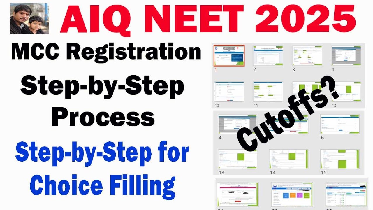 NEET UG 2025 MCC Counselling: Step-by-Step Registration & Choice Filling Guide