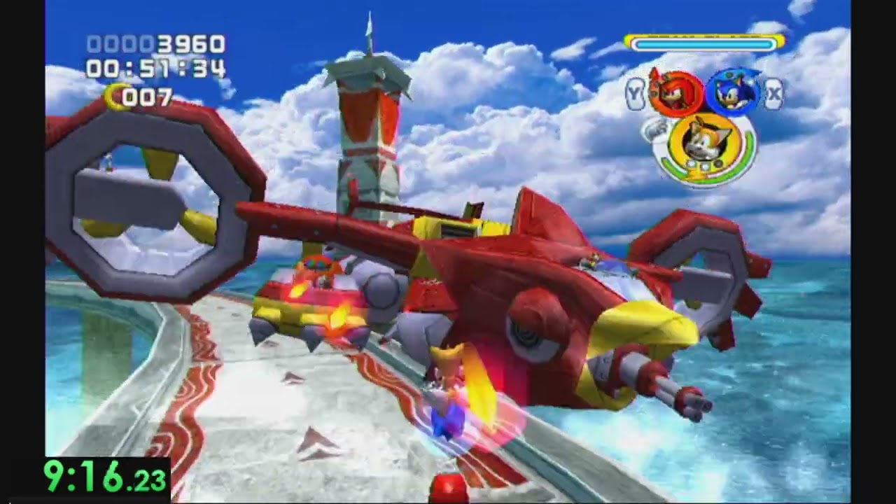 Sonic Heroes Team Sonic Speedrun *