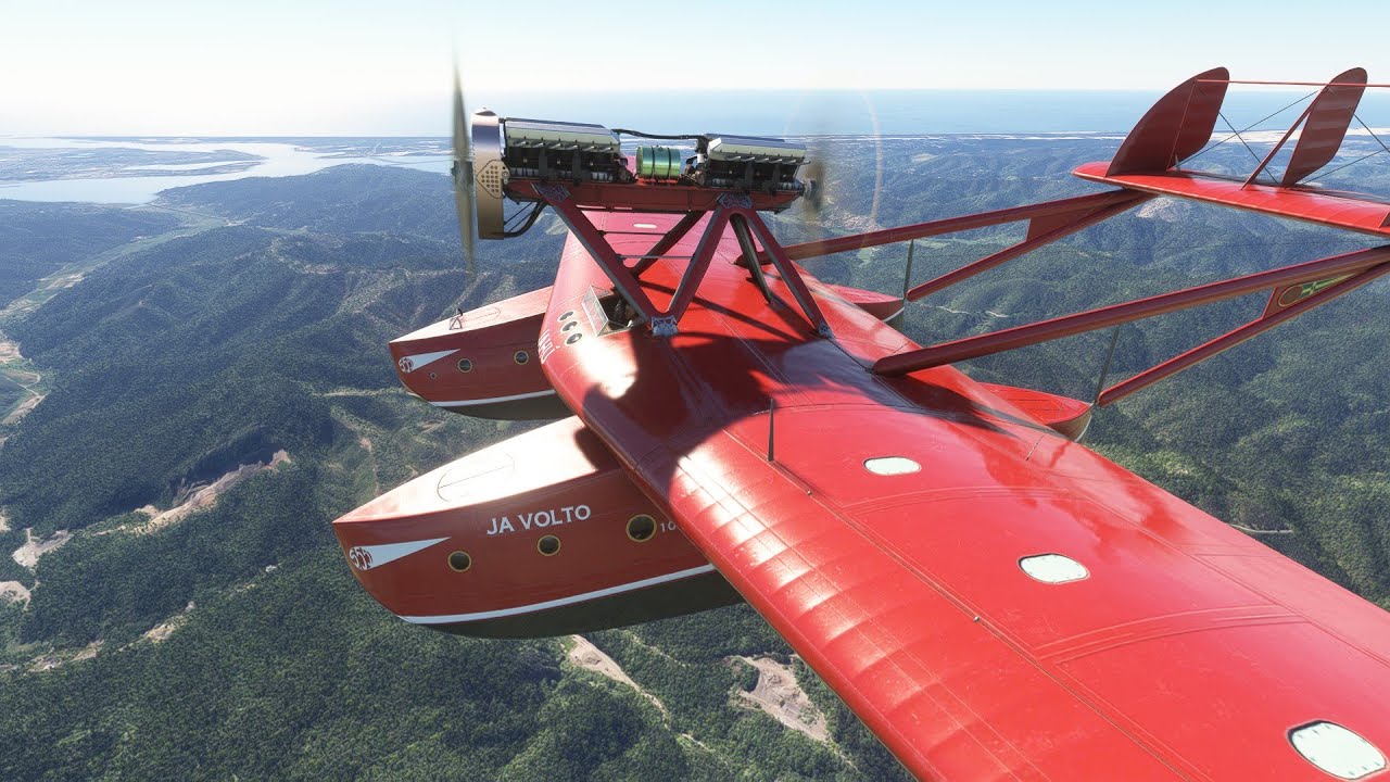 MSFS 2020 - S.55 - SCENIC FLIGHT - SILTCOOS LAKE TO GOLD BEACH