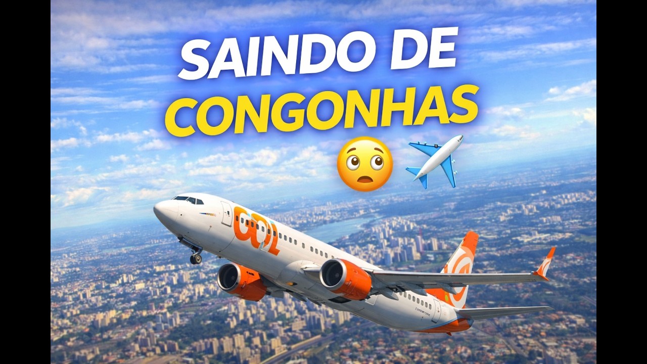 Esse voo da GOL saindo de Congonhas é mais bonito do que parece ✈️ | MSFS 2024