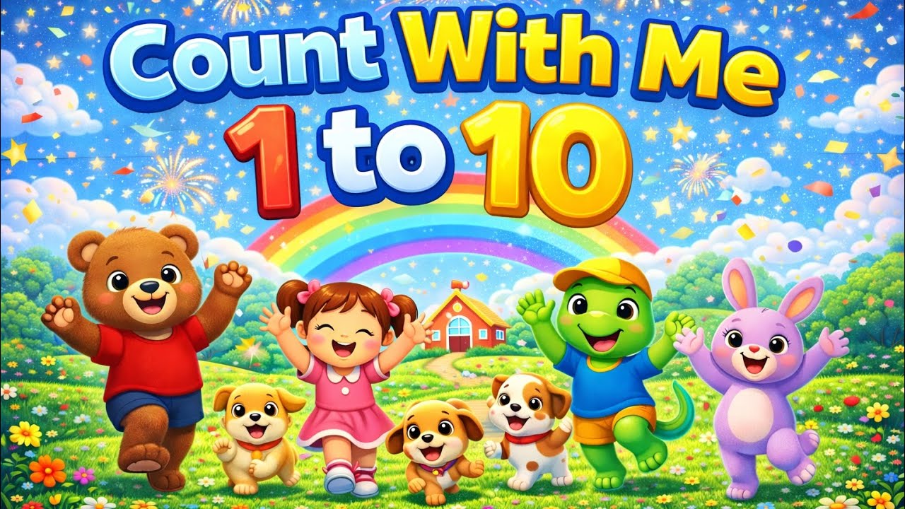 Counting Numbers Song 1-10  | Roll Roll Tumble & Play | Nursery Songs For Kids