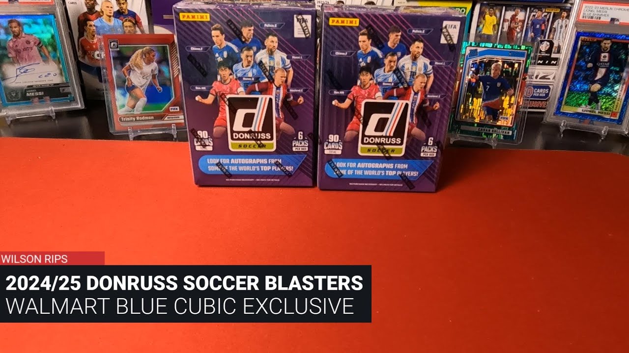 2024/25 Panini Donruss Soccer Blaster - Blue Cubic Exclusive