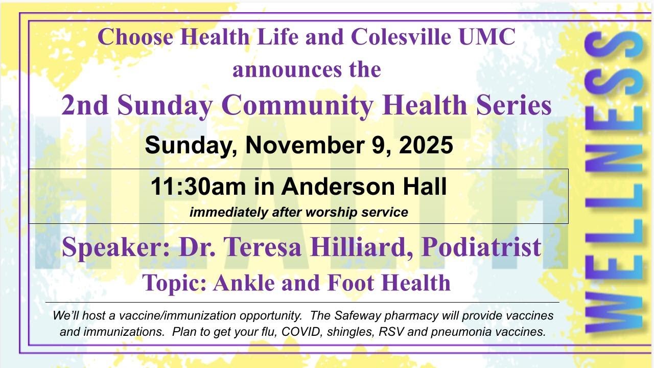 Podiatry | Second Sunday Community Health Series