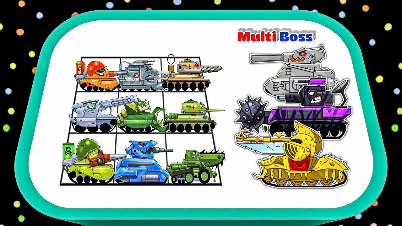 Multiple Boss VS Angry Army Tanks Battle | Evolution Merge Tanks Army WW2 War Challenges