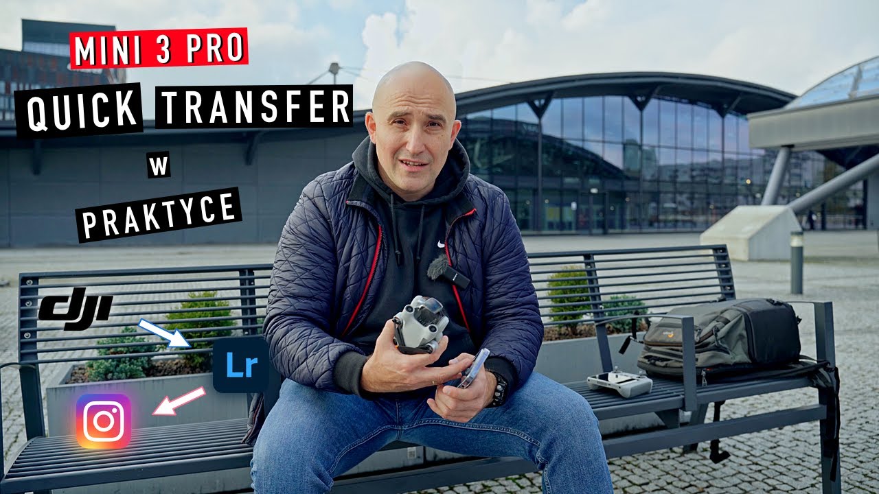 MINI 3 PRO - QUICK TRANSFER i edycja zdjęcia w Lightroom w telefonie.