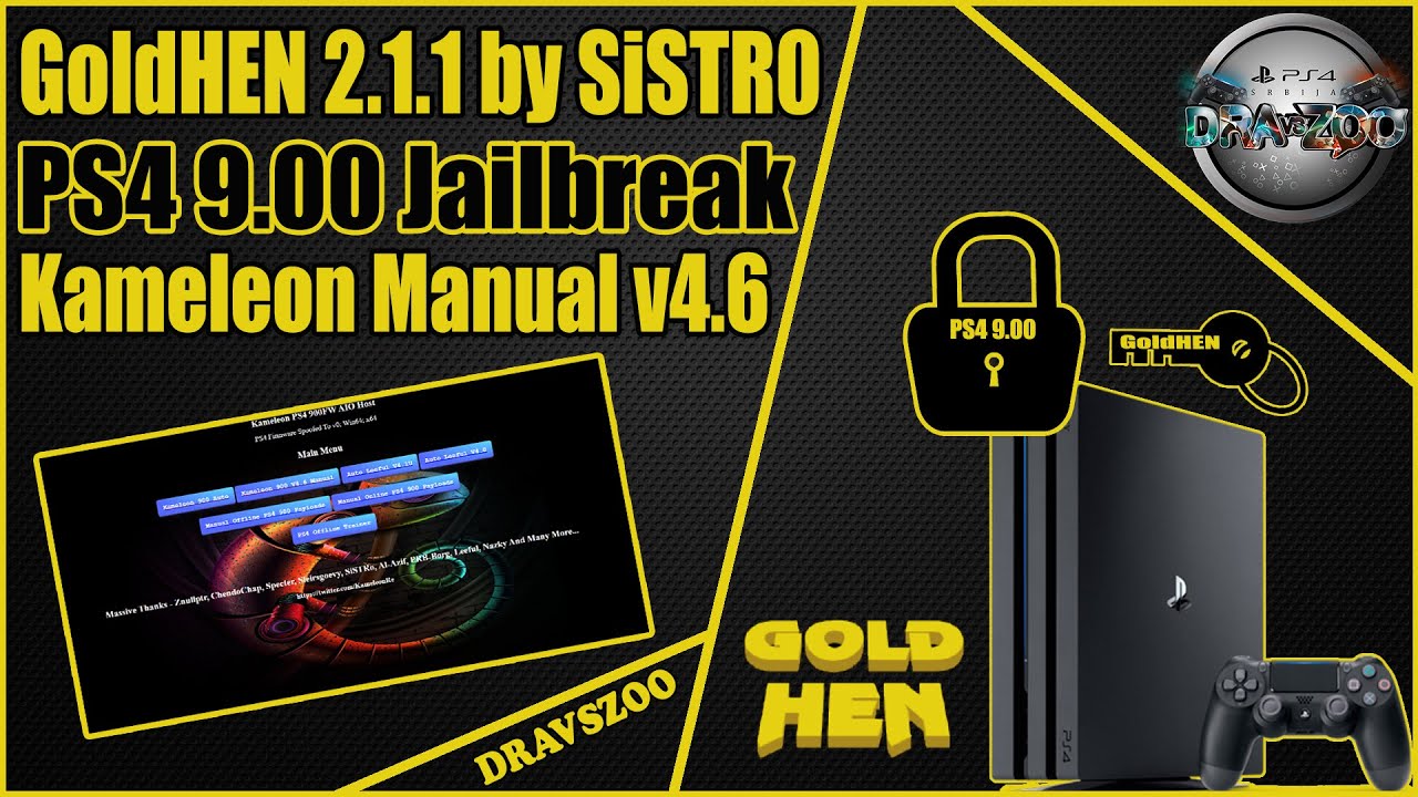 GoldHEN 2.1.1 is out! | Testing New GoldHEN 2.1.1 On Kameleon Manual v4.6 HOST | PS4 9.00 Jailbreak