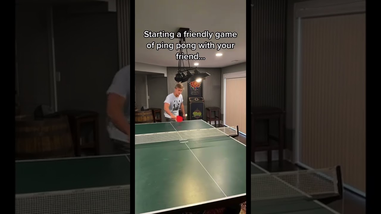 When the BOYS play ping pong&hellip; #viral #pingpong #stingpong