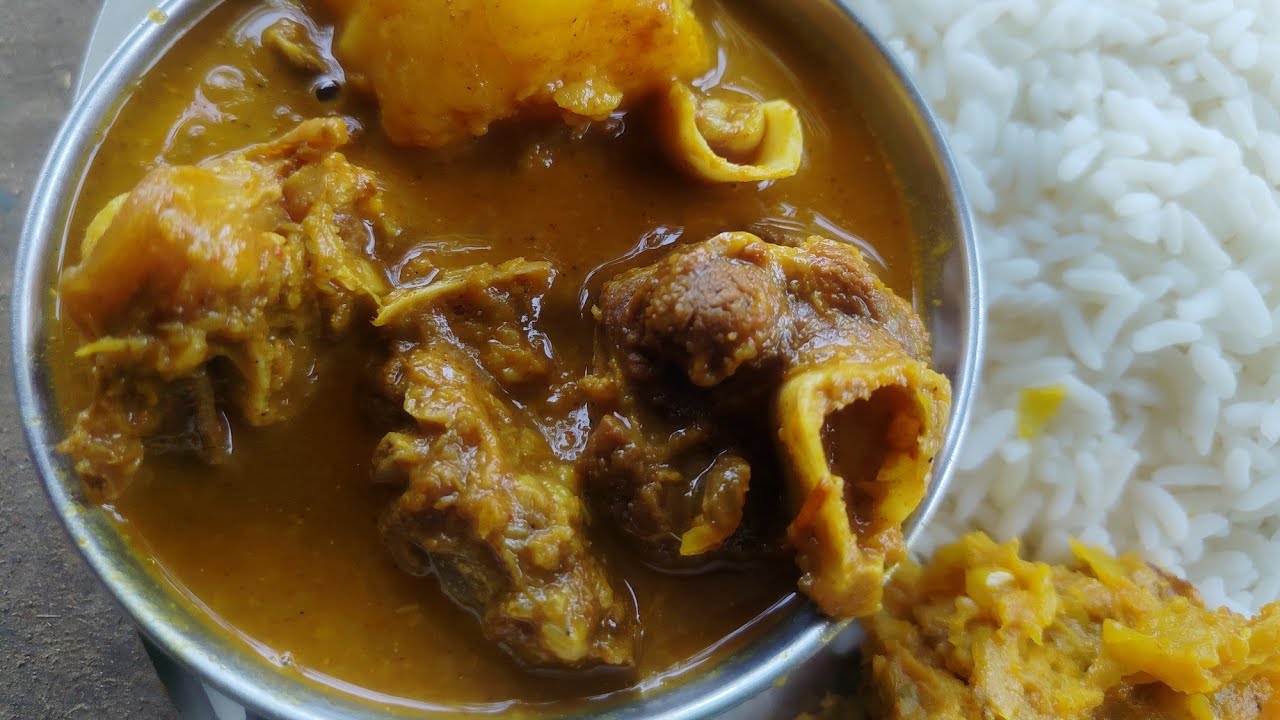 শীতের দিনে আলু দিয়ে খাসি মাংসের ঝোল 🤤 | Bengali Mutton Curry । Rice আর Mutton Curry Recipe 