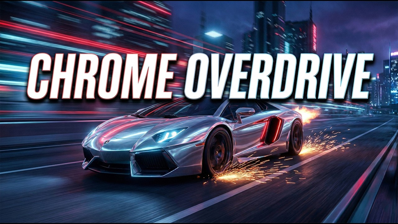 Chrome Overdrive – Aggressive Cyberpunk Pursuit | Fast Darksynth Music