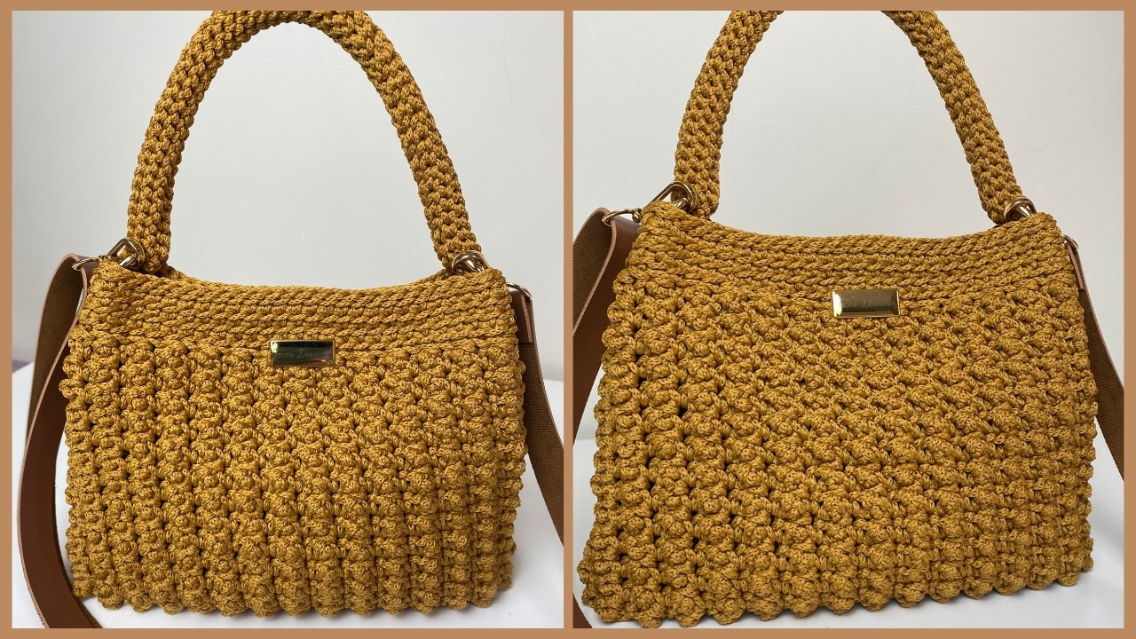 BOLSA DE CROCHÊ PASSO A PASSO | BOLSA MARGARIDA