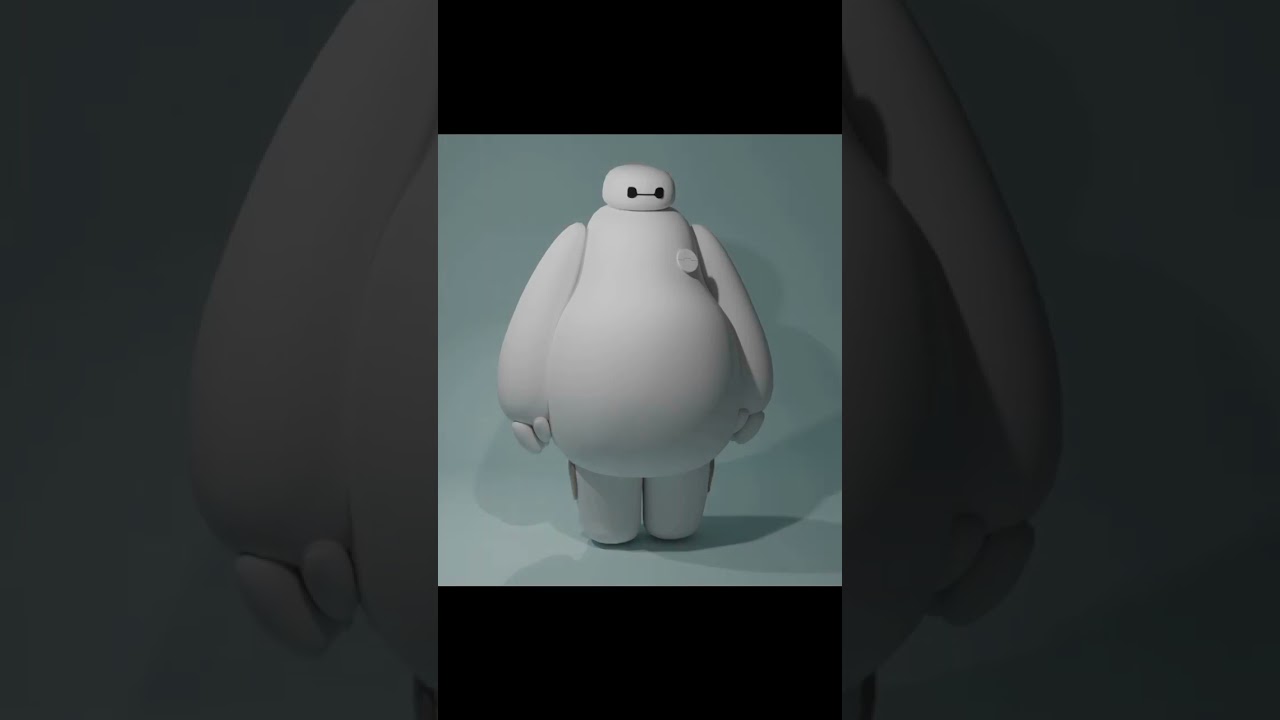 Modeling Baymax in Blender